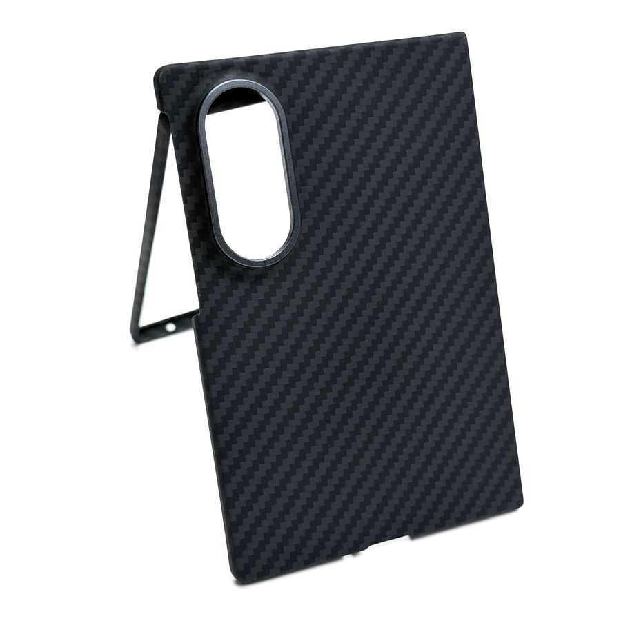 Карбоновий чохол Samsung Galaxy Z Fold 8 (Ring) + Metal Plate